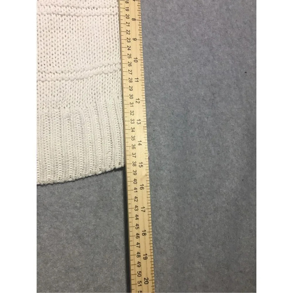 Womens Koret Blouse Size Large Multi Texture Sweater Hand Knit Minimalist - Picture 4 of 6